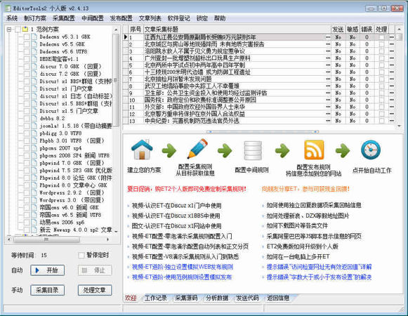 DEDE仿站提升效率,数据快速采集搬运。